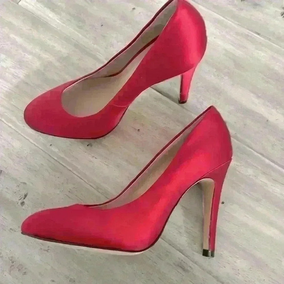 REISS Satin red pumps sz 36 - Picture 1 of 10